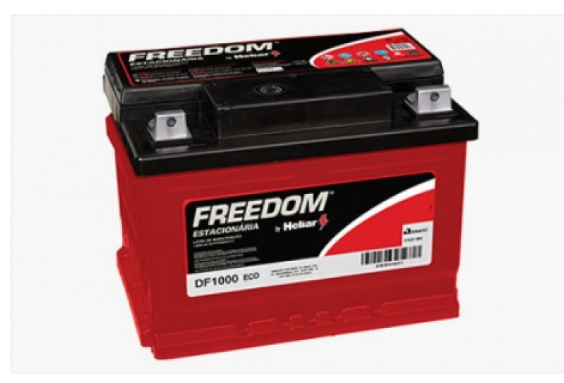 Bateria Estacionária 100ah Preço Moinhos de Vento - Bateria Freedom Df1000