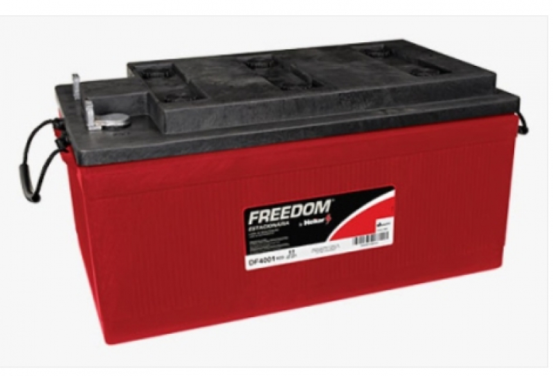 Bateria Estacionária 100ah Vila Regina - Bateria Freedom Df500
