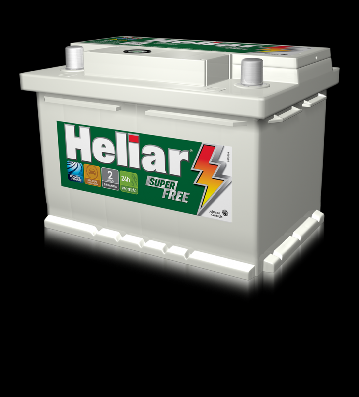 Bateria Heliar 100 Amperes Parque da Matriz - Bateria para Moto Heliar