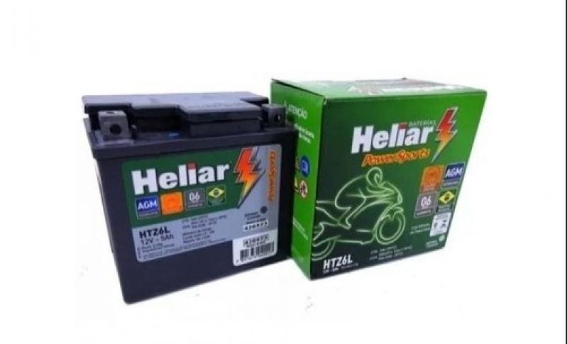 Bateria Heliar 60 Porto Alegre - Bateria para Moto Heliar