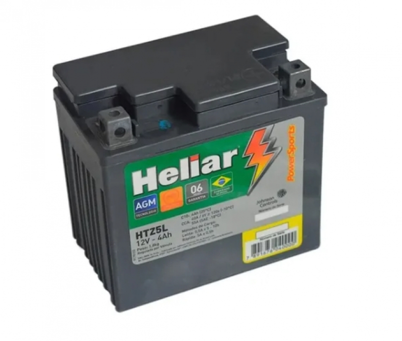 Bateria Heliar Moto Centro - Bateria Heliar para Moto