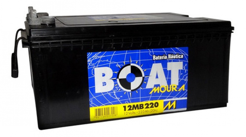 Bateria Moura Náutica Estância Velha - Bateria para Barco