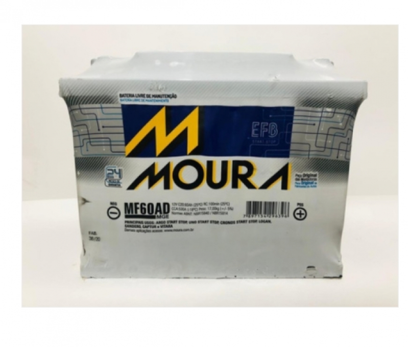 Bateria Moura Mont Serrat - Bateria Moura 60a