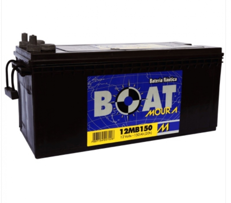 Bateria para Motor de Barco Preço Brigadeiro - Bateria para Lancha